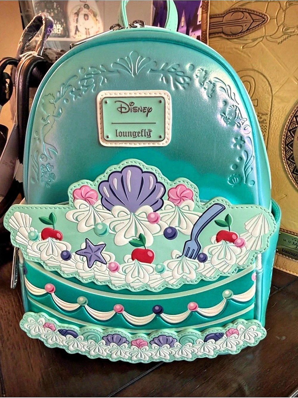 Loungefly Disney Loungefly 
Little mermaid Backpack Floral Backpack in